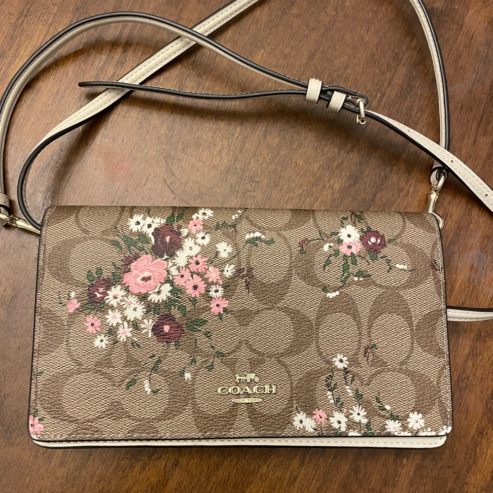 Coach Floral Crossbody Bag